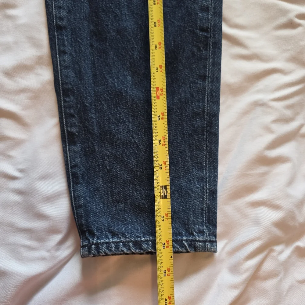 Goldsign Tapered Jeans Sz 26 Women’s Premium Designer Denim High Rise Blue Jeans